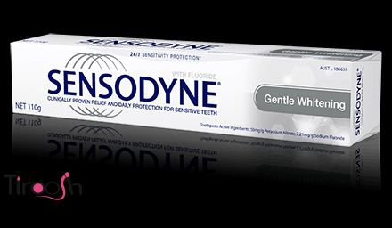 خمیر دندان سنسوداین مدل gentle whitening