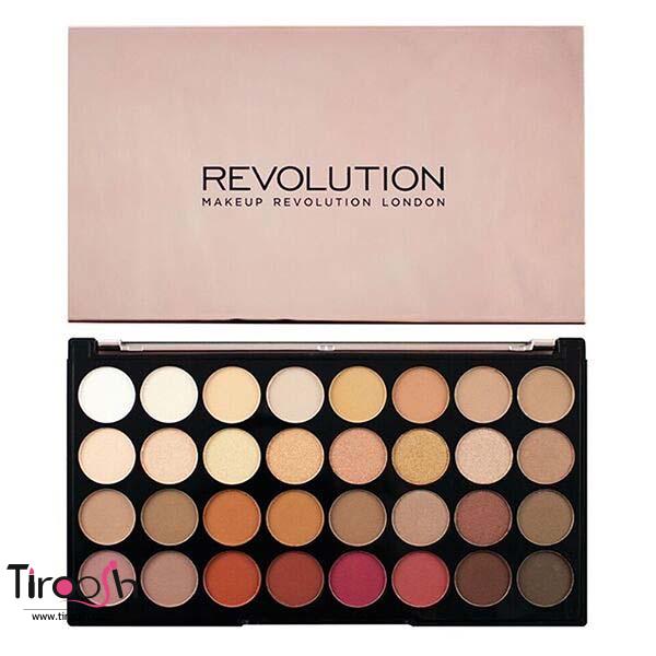 پالت سایه چشم رولوشن 32 رنگ Revolution eyeshadow palette