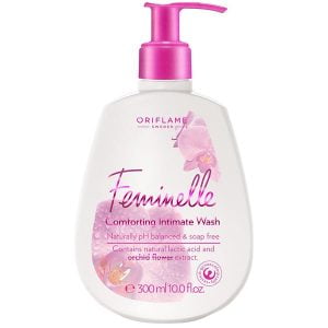 ژل شستشوی بانوان اوریفلیم با عصاره گل ارکیده Oriflame Feminelle Comforting intimate wash