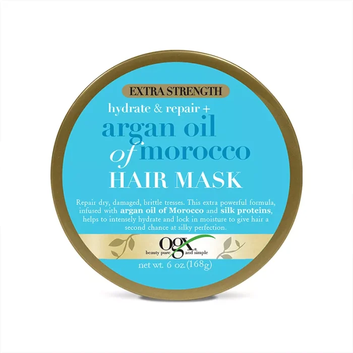 ماسک مو ارگان اوجی ایکس Ogx argan oil mask موی دهیدرات و وز