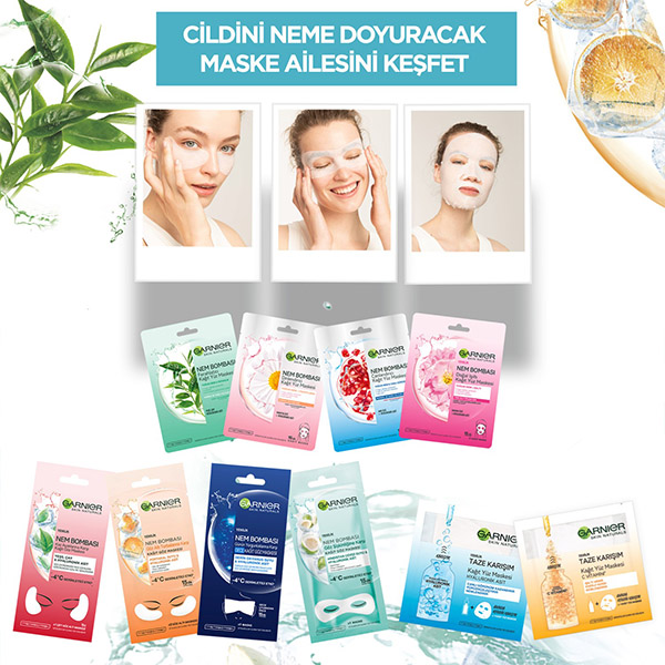 ماسک ورقه ای ویتامینC گارنیه آبرسان و روشن کننده پوست