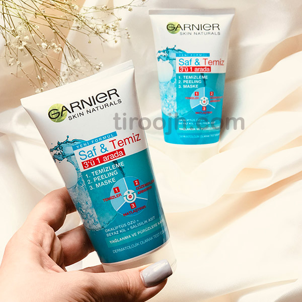 ماسک پلینگ لایه بردار و شوینده گارنیر 3 در 1