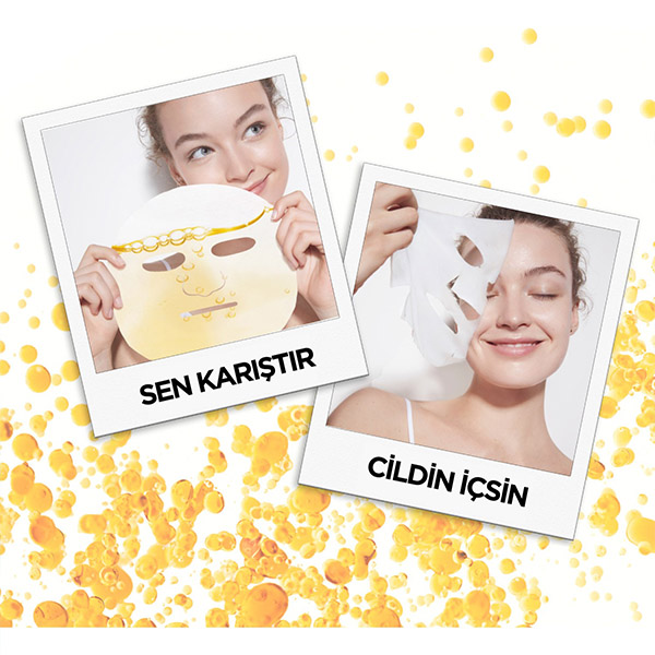 ماسک ورقه ای ویتامینC گارنیه آبرسان و روشن کننده پوست