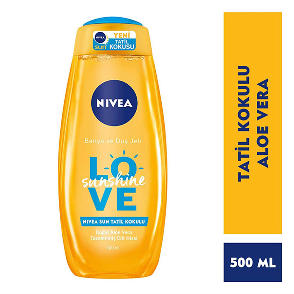 شامپو بدن نیوا مدل sunshine love حجم 500 میل