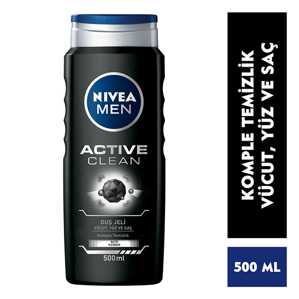شامپو سر و بدن آقایان نیوا مدل active clean حجم 500میل