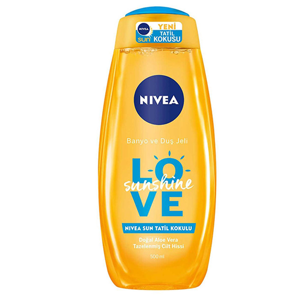 شامپو بدن نیوا مدل sunshine love حجم 500 میل