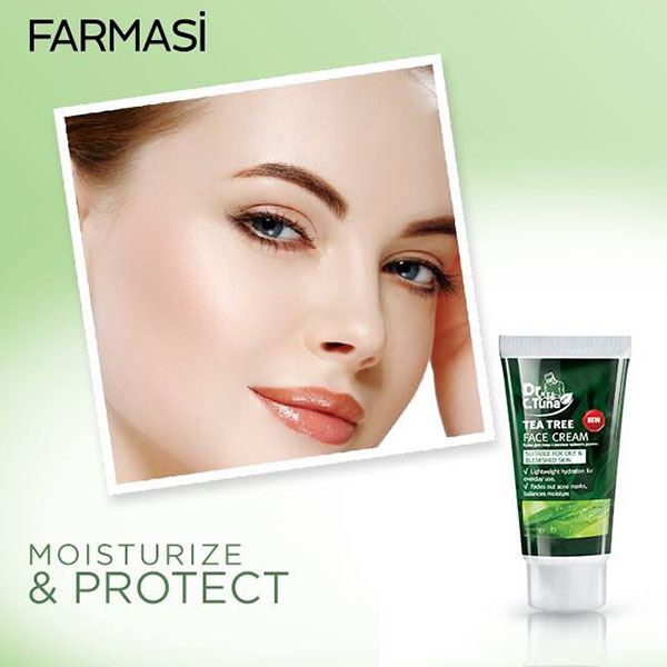 کرم آبرسان تی تری دکتر سی تونا فارماسی مناسب پوست چرب