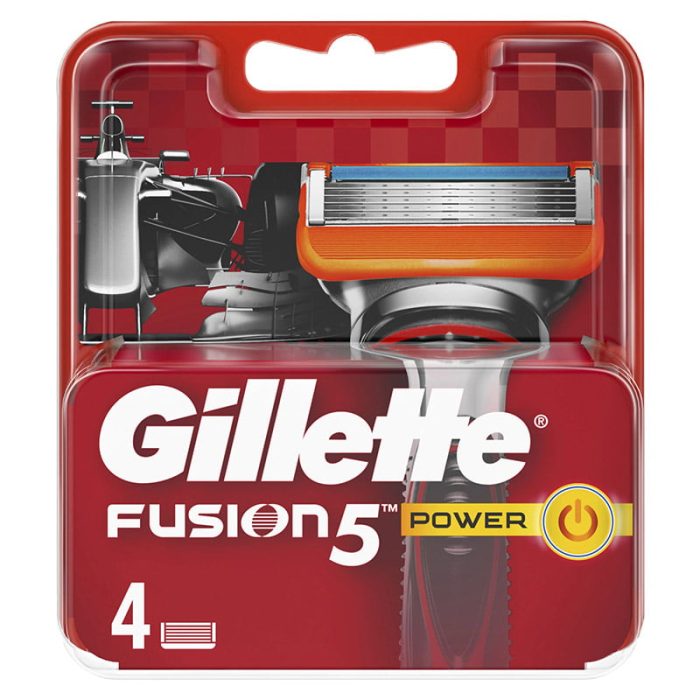 تیغ یدک 4 عددی ژیلت فیوژن 5 | gillette fusion5 power