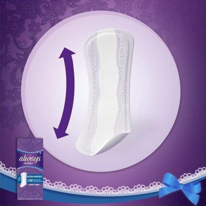 نوار بهداشتی آلویز لارج 46 عددی مدل extra protect