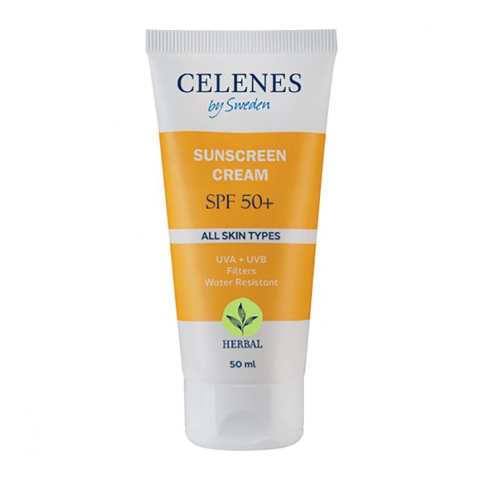 کرم ضد آفتاب سلنس spf 50 مناسب انواع پوست 50 میل