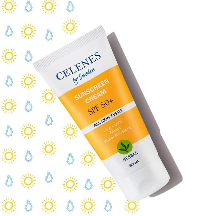 کرم ضد آفتاب سلنس spf 50 مناسب انواع پوست 50 میل