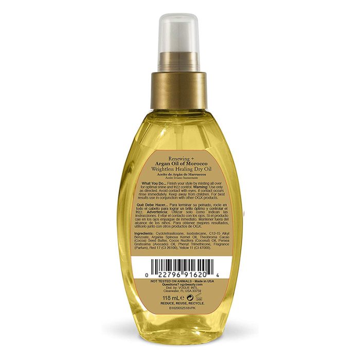 اسپری روغن آرگان اوجی ایکس OGX Argan Oil of Morocco