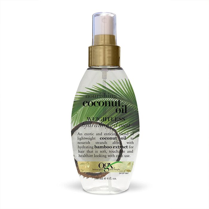 اسپری مو نارگیل اوجی ایکس ogx Coconut Oil spray