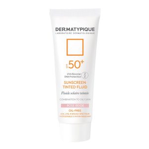 ضد آفتاب رنگی فلویید پوست مختلط و چرب +SPF50 رز بژ درماتیپیک