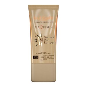 ضد آفتاب کرم‌پودری بژ عاجی مکی ‌سان SPF50 NC10 سان سیف