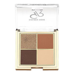 پالت سایه 04 گلدن رز Golden Rose Quattro Eyeshadow Palette 4 Color 04 Coffee Dream