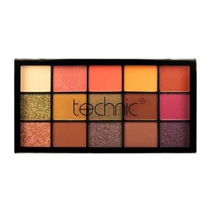 پالت سایه چشم 15 رنگ سینمون سویرل تکنیک Technic Cinnamon Swirl