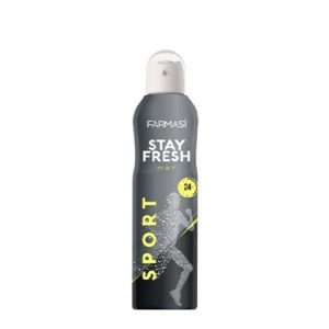 اسپری دئودورانت مردانه 24 ساعته stay fresh مدل sport فارماسی