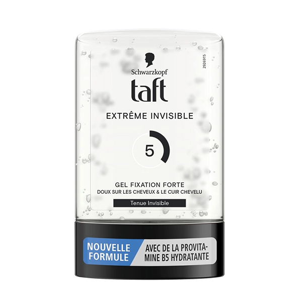 ژل حالت دهنده مو اکستریم اینویزیبل 5 تافت Taft Extreme Invisible 5 Styling Gel 300Ml