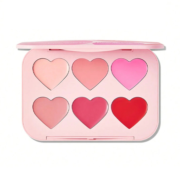 پالت 6 رنگ کرمی رژگونه شیگلم Sheglam Flush Crush Cream Blushing Bouquet Blush Palette