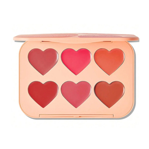 پالت 6 رنگ رژگونه کرمی شیگلم Sheglam Flush Crush Cream Cottage Core Blush Palette