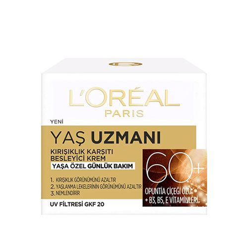 کرم روز آبرسان و ضد چروک بالای 60 سال لورال Spf20