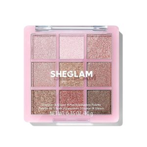 پالت سایه 9 رنگ گلیمر گلیم شیگلم Sheglam Glimmer Gleam Eyeshadow Palette