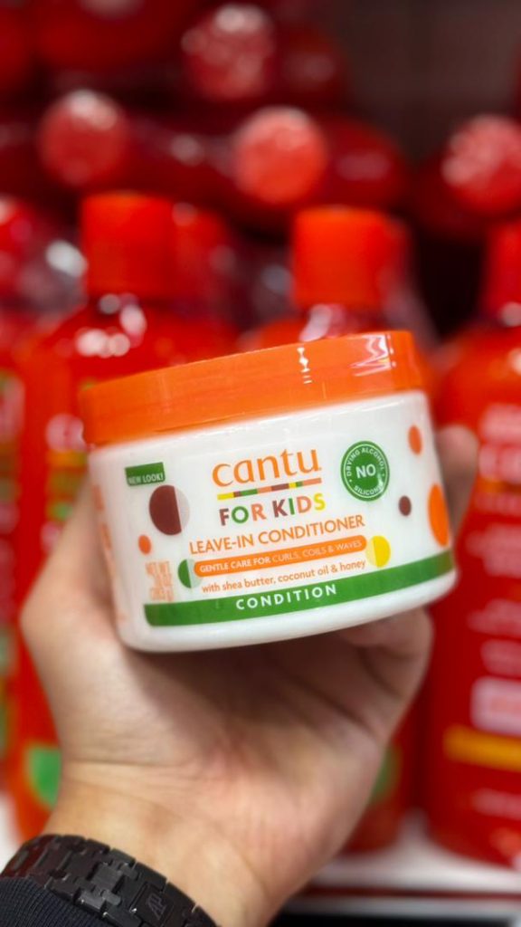 کرم مو کودک کانتو مدل Leave-in Cantu Kids Leave-In Conditioning Cream