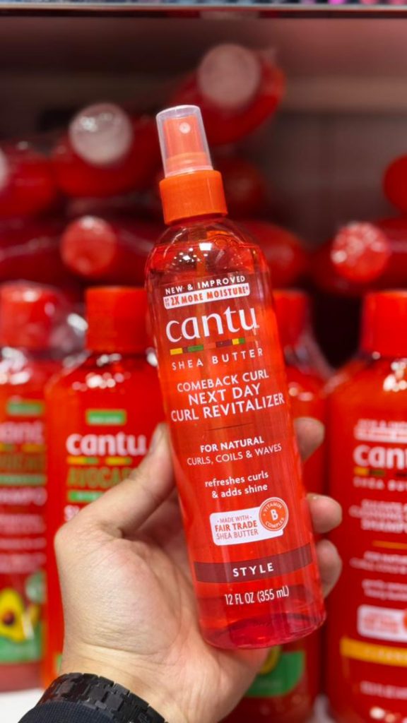 اسپری گره باز کن کنتو Cantu Coil Calm Detangler with Shea Butter