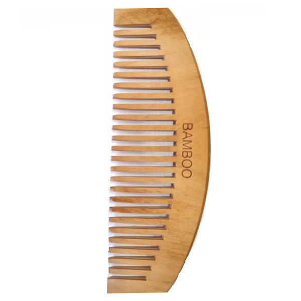 شانه چوبی دندانه درشت BAMBOO Hair comb