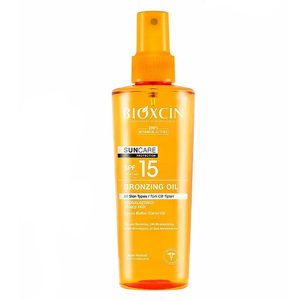 روغن آفتاب برنز کننده کاکائو و هویج بیوکسین Bioxcin Bronzing Oil Cocoa Butter Carot Oil Spf15 200Ml