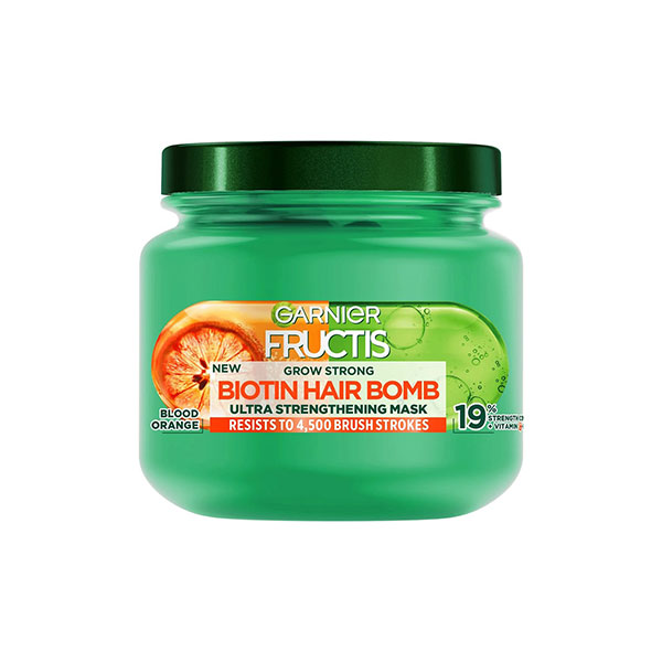 ماسک تقویت و افزایش رشد مو گارنیر Garnier Fructis Biotin Hair Bomb Defined Curls 320Ml