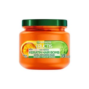 ماسک مو ترمیم کننده قوی گارنیر Garnier Keratin Hair Bomb Repairs Damage 320Ml