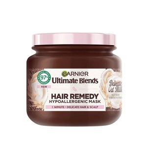 ماسک مو آبرسان برنج و جو دوسر گارنیر Garnier Maschera Delicata Idratante Latte Di Avena Bio 340Ml