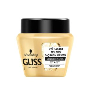 ماسک مو احيا کننده حاوی روغن آرگان گلیس Gliss Ultimate Oil Elixir Hair Mask 300 ML
