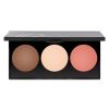 پالت سه کاره متالز گلدن رز Golden Rose Metals Sculpting Contour Highlighter Blush Palette