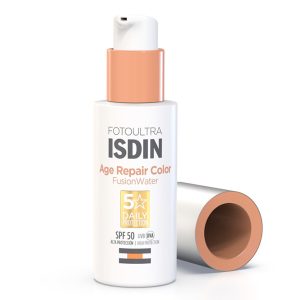 ضد آفتاب رنگی ضد چروک ایزدین Isdin Age Repair Color Fusion Water Spf 50