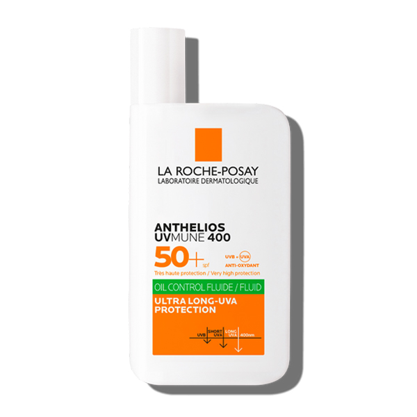 ضد آفتاب بی رنگ کنترل کننده چربی لاروش پوزای La Roche Posay Fluide Oil Control Spf 50