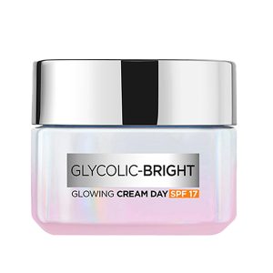 کرم روز ضد لک و روشن کننده گلیکولیک لورال Loreal Glycolic Bright Day Cream SPF 17