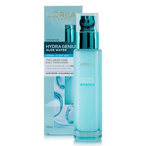سرم آبرسان پوست نرمال تا خشک لورال Loreal Hydra Genius Aloe Water Normal To Dry Skin 70Ml