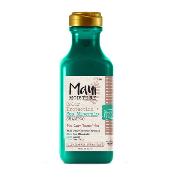 شامپو محافظ رنگ کانیهای دریایی مائویی Maui Moisture Protein Sea Mineral 385Ml