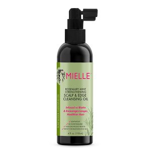 روغن پاک کننده کف سر و تقویت ریشه مو رزماری میله Mielle Rosemary Mint Strengheting Scalp & Edge Cleansing Oil 118Ml