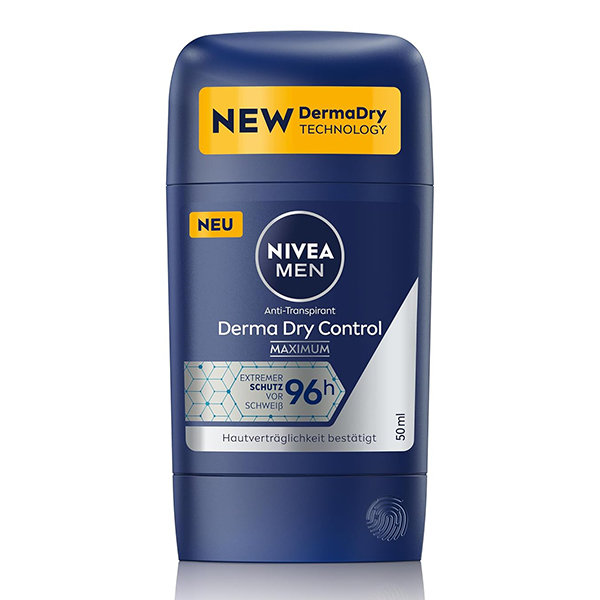 مام صابونی مردانه درای کنترل نیوا Nivea Derma Dry Control Maximum Stick 50Ml