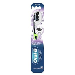 مسواک ذغالی پروفلکس سافت اورال بی Oralb Charcoal Toothbrush Soft