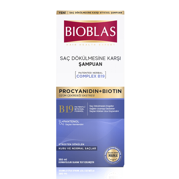 شامپو ضد ریزش بیوبلاس مدل (Procyanidin+biotin )حجم 360 - آیسان استور
