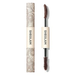 ریمل ضد آب دو سر قهوه ای شیگلم Sheglam All in One Volume Mascara Waterproof Macch