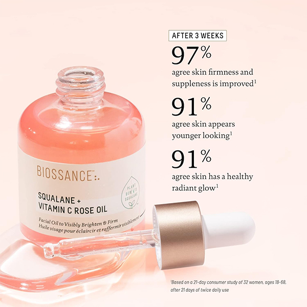 سرم روشن کننده اسکوالن و ویتامین سی بایوسنس 30Ml