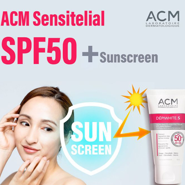 کرم ضد آفتاب بیرنگ ضد لک دپی وایت S ای سی ام Spf50