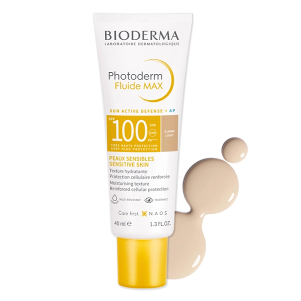 ضد آفتاب رنگی فتودرم فلوئید مکس بایودرما  Spf 100