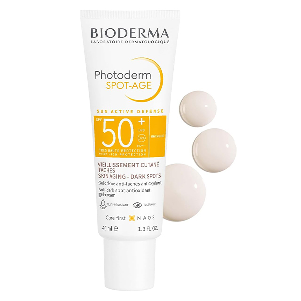 ضد آفتاب بی رنگ ضد لک اسپات بایودرما  Spf 50